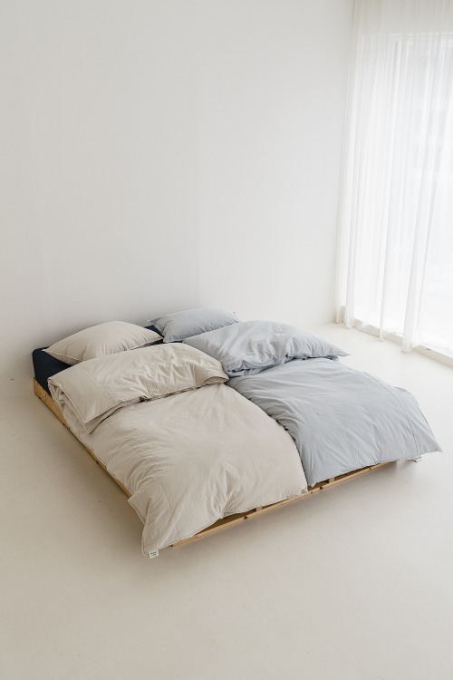 cozy stripe pillow cover